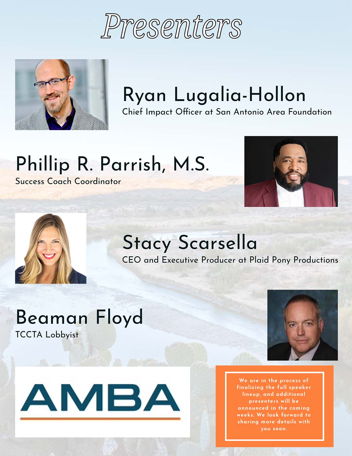 Presenters Image